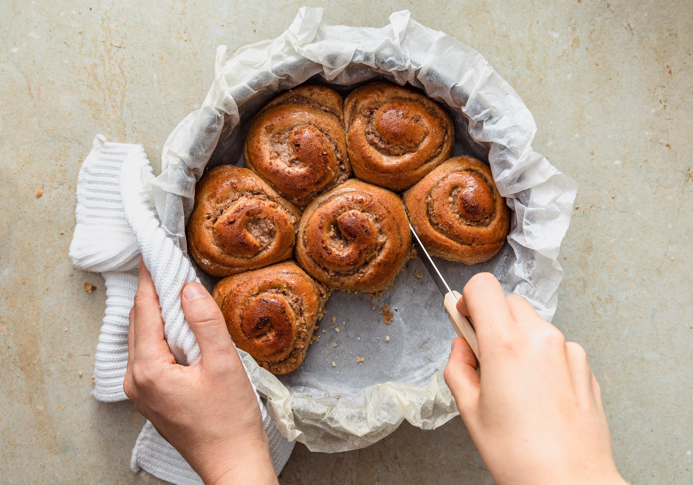 Vegane Zimtschnecken mit Apfel-Nuss-Füllung – sophieschoices